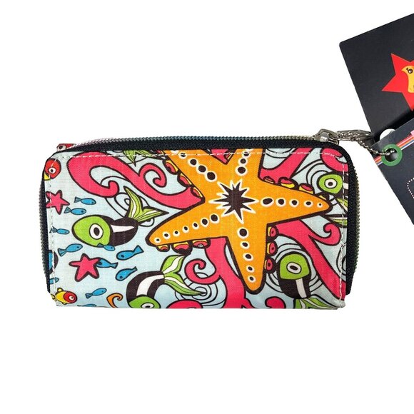LeSportSac Tokidoki Toy2R Qee Starfish Sea Wallet Multi Compartment Simone Legno - Picture 3 of 9